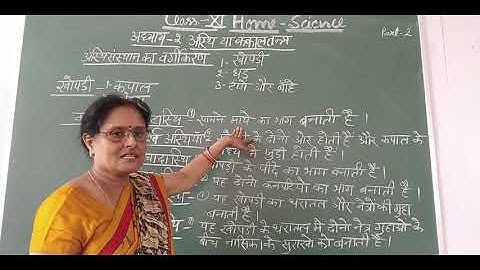 Class-11 Home Science Chapter-2 Part-2 By Saroj Srivastava