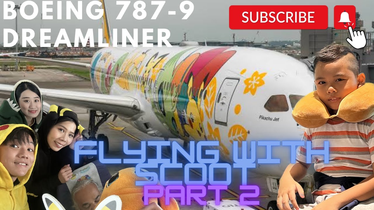 PART 2: FLYING WITH SCOOT | SINGAPORE - MELBOURNE | FAMILY VACATION 2023 | AUSTRALIA