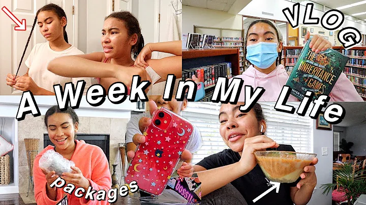 VLOG | waxing, refreshing my curls, unboxing packages, & new books!