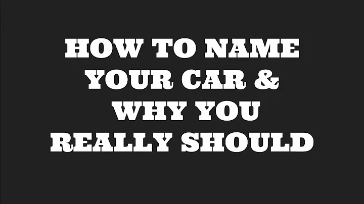 Choosing the Perfect Car Name: A Guide for Automobile Owners