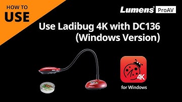 [UseAV] How to Use Ladibug 4K with DC136 4K USB Document Camera (Windows Version) | Lumens ProAV