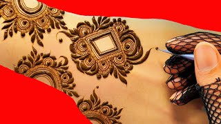 Very beautiful Latest Khafeef Bold Henna Design/Beautiful Bold Gulf Henna Tutorial | #thouseenshenna