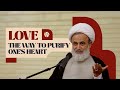 Love the way to purify ones heart  ali reza panahian