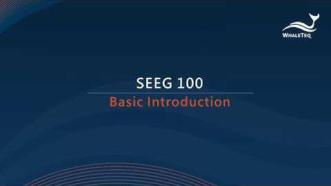 [SEEG 100] Basic Introduction