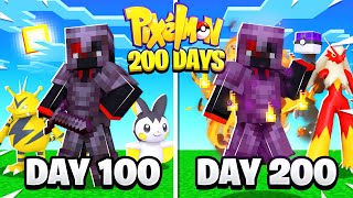 I Spent 200 Days In Pokémon Minecraft (Pixelmon)