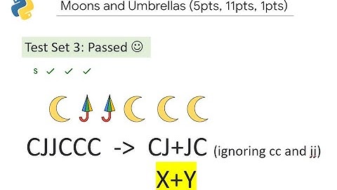Python solution: Google CodeJam - 2021 Qualification - Moons and Umbrellas