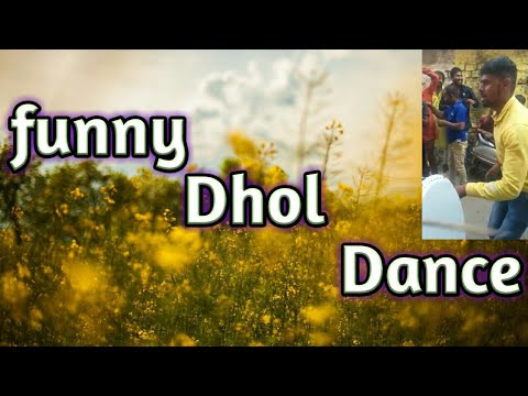 Funny dhol dance indori style rohit chouhan
