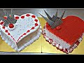 💞Heart Shape Cake Design Idea's 2025 | Heart Shape Red Velvet Cake | New Design Heart Shape Cake