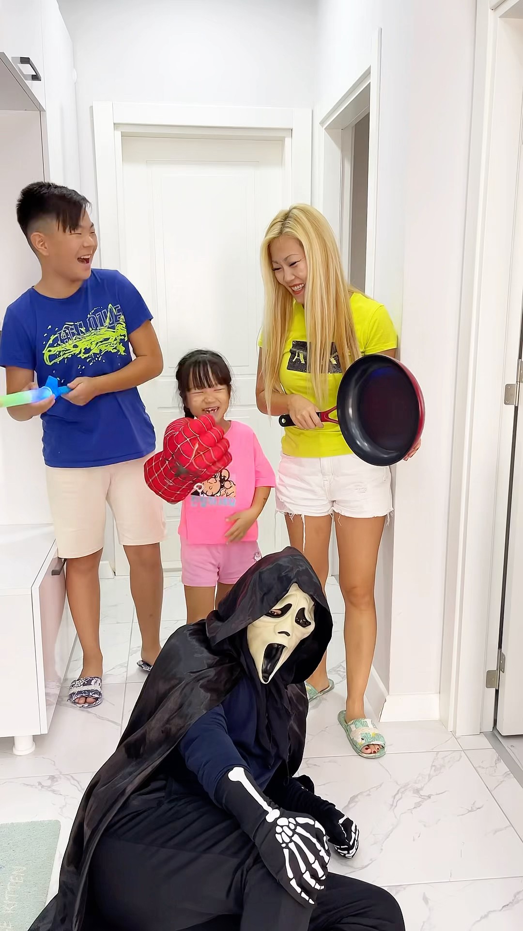 Warning: Lots of laughter ? Backstage ?? LeoNata family #shorts