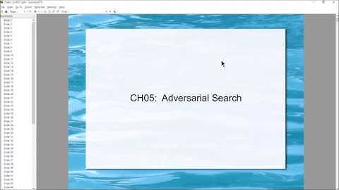 CS461 AI CH05 Lecture:  5.1: Games