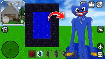 How to Make PORTAL to HUGGY WUGGY in MINI BLOCK CRAFT 3D