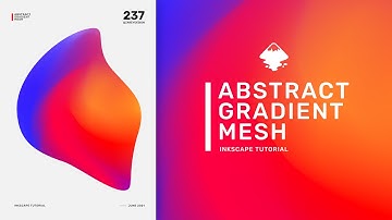 Inkscape Tutorial : How to Create Abstract Gradient Mesh