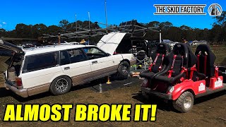 Going FASTER in the 7 Seater Barra Wagon - Drag Challenge DAY 2 by The Skid Factory 46,142 views 5 months ago 34 minutes