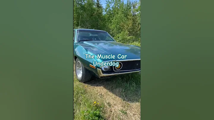 1971 AMC Javelin AMX - The Underdog Muscle Car That Shocked Everyone #shorts #amcjavelin #iconiccars