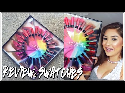 NEW MAC Liptensity Lipsticks ♡ Review & Swatches of ALL 24 SHADES ♡ xlivelaughbeautyx