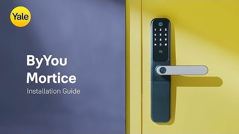 ByYou Mortice Installation Guide