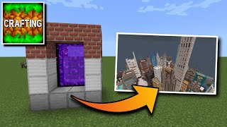 CÓMO HACER UN PORTAL A LA DIMENSIÓN DE LA CIUDAD en Crafting and Building