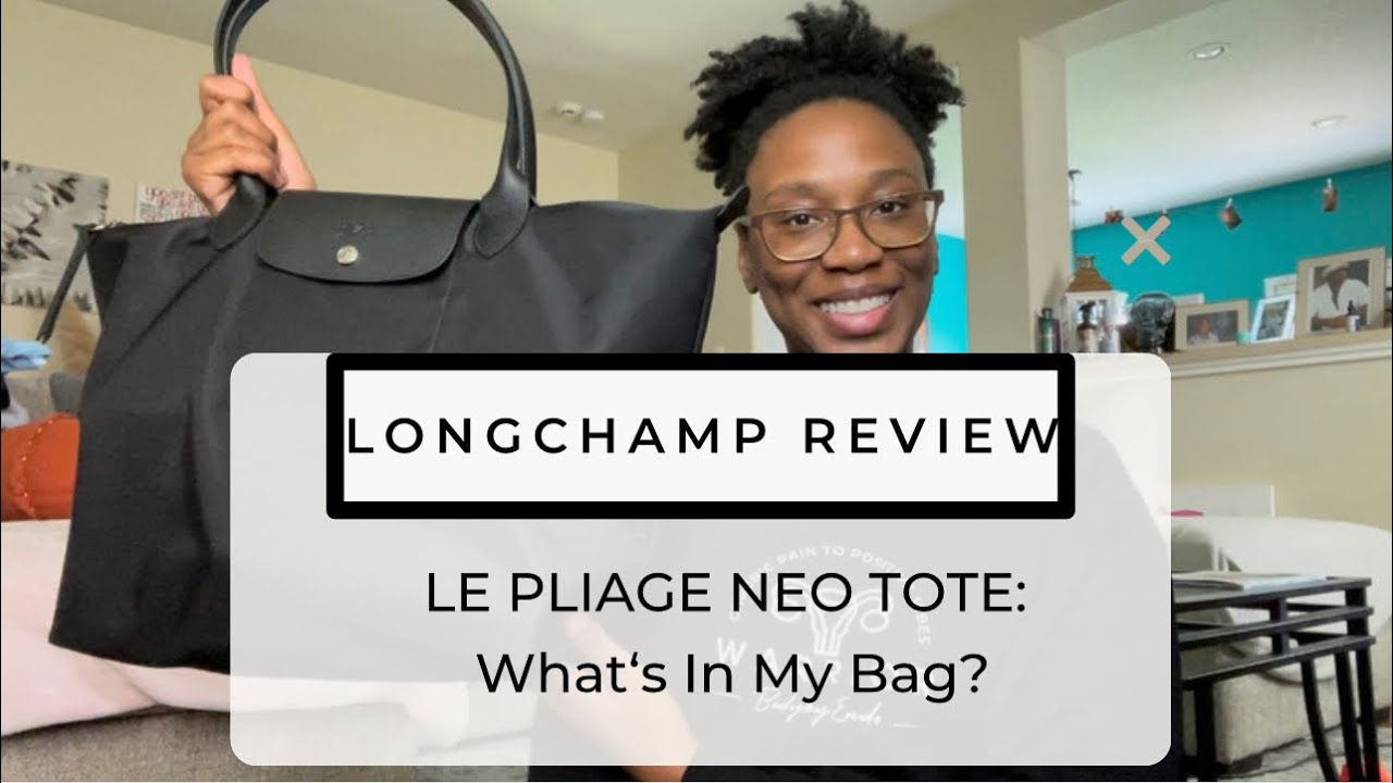 REVIEW & WIMB - LONGCHAMP LE PLIAGE NEO TOTE BAG - THE BEST BAG FOR WORK OR  SCHOOL - ZOOMONI INSERT 