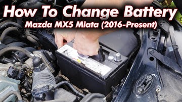 How To Replace An ND Miata Battery | (2016 to Present)