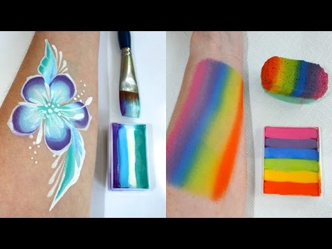 Learn to create and apply stencils - Face Painting Made Easy PART 6 