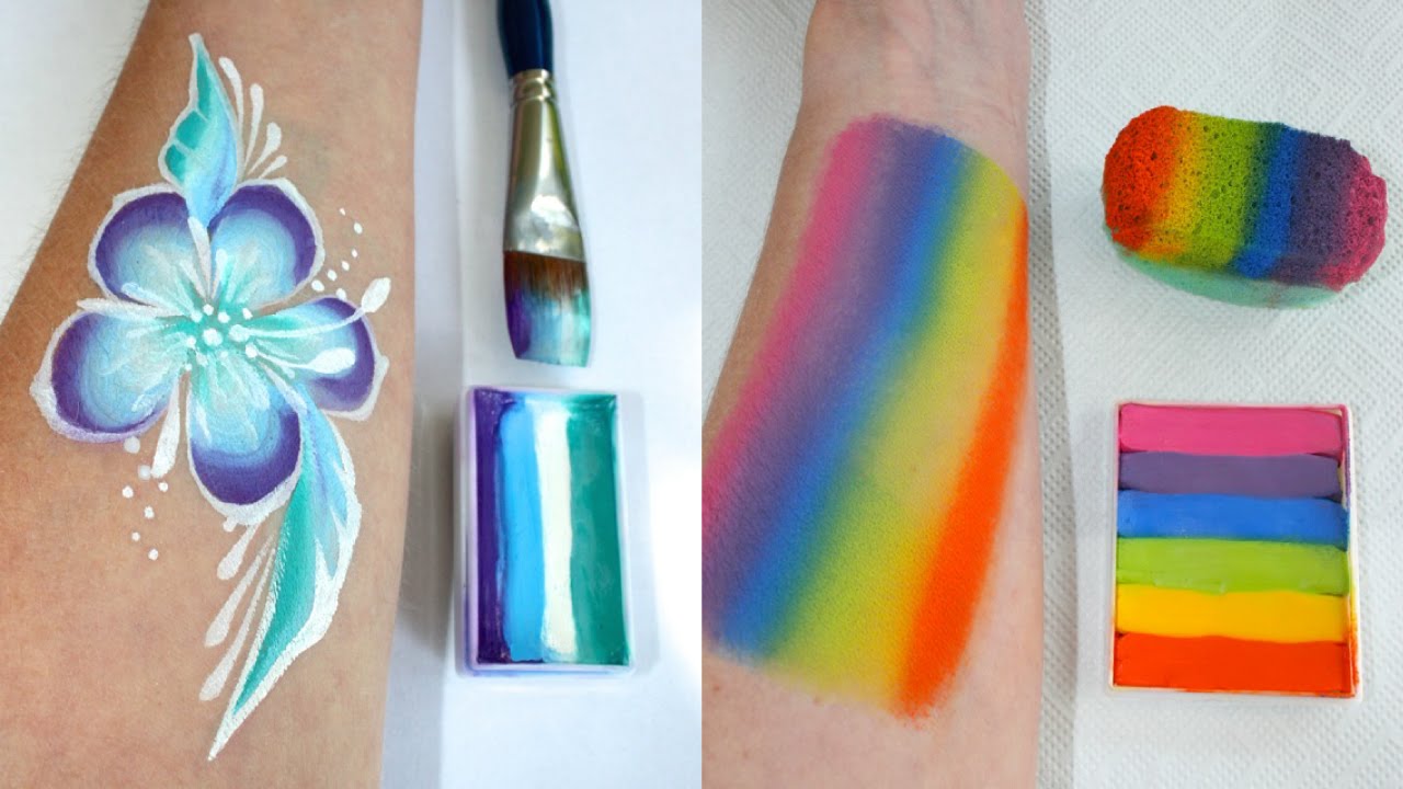 TAG Face Paint, Rainbow Split Cake