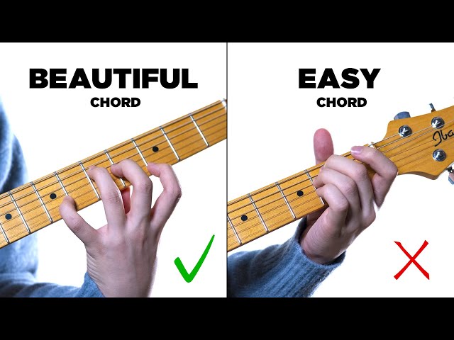 Easy chords to beautiful chords 