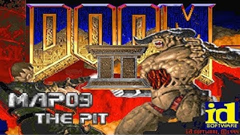 Doom II: Hell on Earth - Map09: The Pit (100%) [DOSBox]