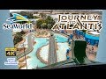 2019 SeaWorld San Diego Journey to Atlantis On Ride Front Seat Ultra HD 4K POV GoPro 7 HyperSmooth