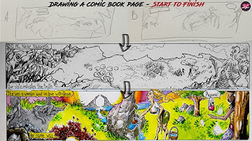 Drawing a Comic Book Page - Start to Finish