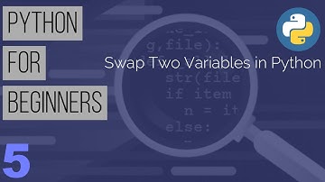 Learn Python the Easy Way | Python Tutorial for Beginners : Part 5 - Swap Two Variables in Python