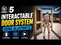 Create Interactive Doors in Unreal Engine 5 with Blueprints ( Part 2)