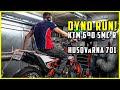 How much horsepower does it have? 🤔 - DYNORUN KTM 690 SMC-R and Husqvarna 701