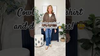 Cowboy sweatshirt and denim jeans! 🤠👖