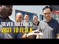 Ref:VK3DoWF0DSw Silver bullion's visit to the tesla showroom