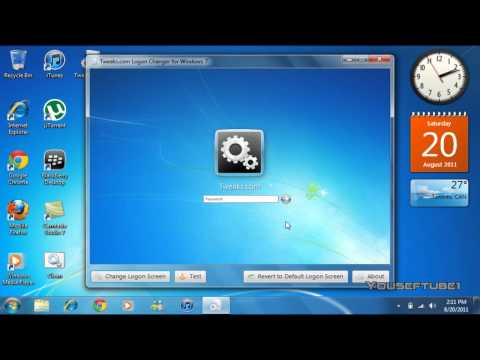 How To Change Windows 7 Login Screen