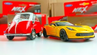 Новые Welly BMW Isetta и Chevrolet Corvette 2017 Z06