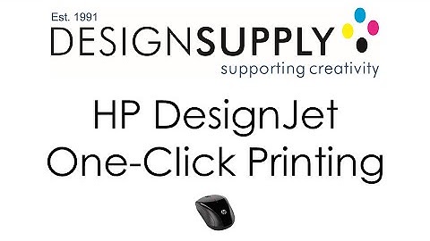 HP DesignJet Click printing software