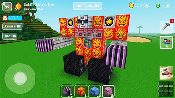 Block Craft 3D: Building Simulator Games For Free Gameplay#2000(iOS & Android)| Fun Pack Robot 🤖