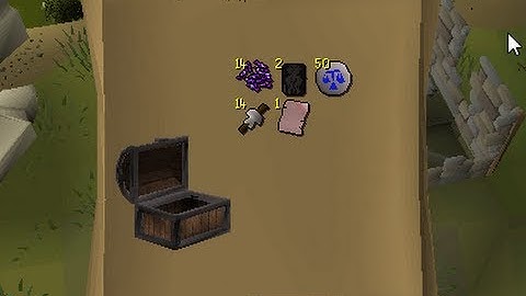 Loot from 10 hours of Hard clue scrolls (2007)