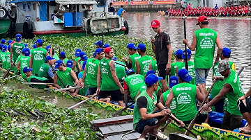Các Đội Ghe Tập Luyện Trên Dòng Sông Maspero.!
