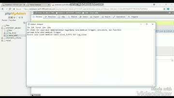 Tutorial Trigger, Procedure, Function di 000webhost #erwanusmawan