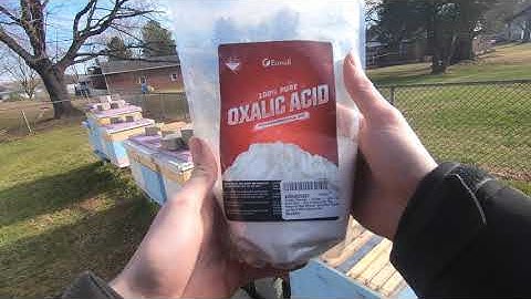 How to use an Oxalic Acid Vaporizer for your honey bees.
