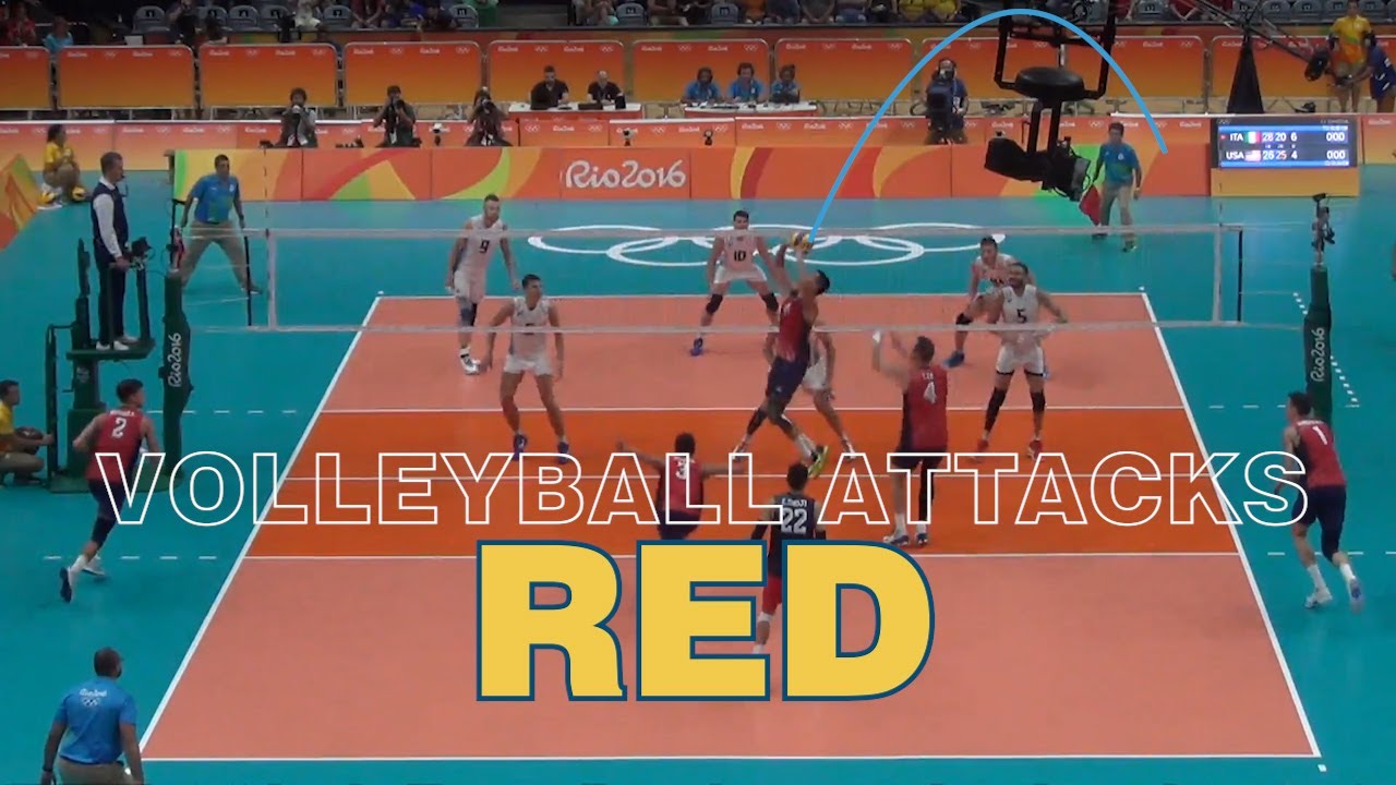  Volleyball Attack  Red YouTube