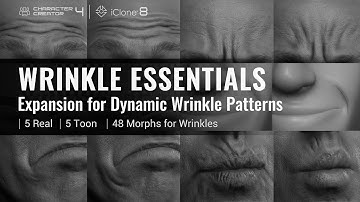Expanding Dynamic Wrinkle Patterns for Any 3D Face | Wrinkle Essentials | Character Creator & iClone