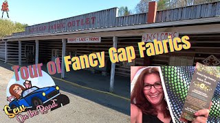 Amazing fabric store find!  My travels to Fancy Gap, VA.  Check out this amazing fabric store!