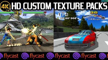 Dreamcast HD Texture Pack Games That Look Stunning with Flycast #dreamcast #flycast #emulator