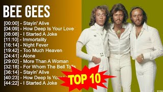 B e e G e e s Greatest Hits 🎵 Billboard Hot 100 🎵 Popular Music Hits Of All Time