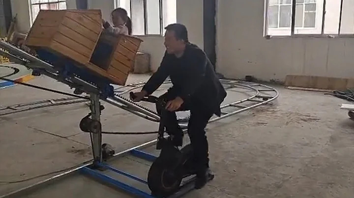 Crafty Dad Builds Roller Coaster Powered By Parents Pedalling An Exercise Bike - DayDayNews
