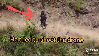 Drone Camera accidentally captures an armed bandit on Baringo Laikipia border screenshot 2