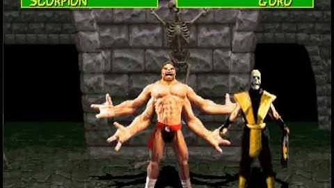 Mortal Kombat Arcade Version Prototype 8.0 Very Hard Playthrough Scorpion